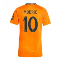 Camiseta Real Madrid Luka Modric #10 Segunda Equipación Replica 2024-25 para mujer mangas cortas